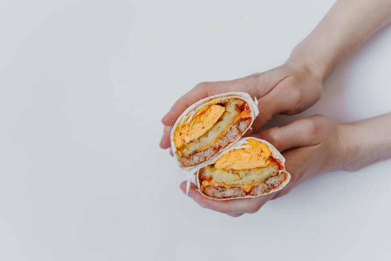 Veggie Bean and Cheese Burrito