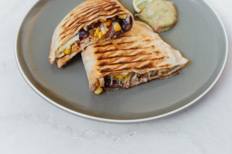 Four Cheese Veggie Quesadilla